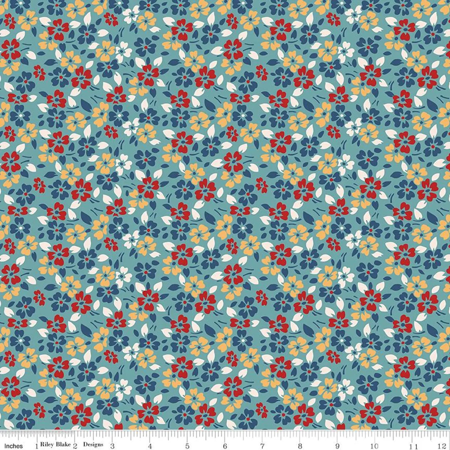 Glory in Raindrop from the Americana Collection by Lori Holt for Riley Blake Designs