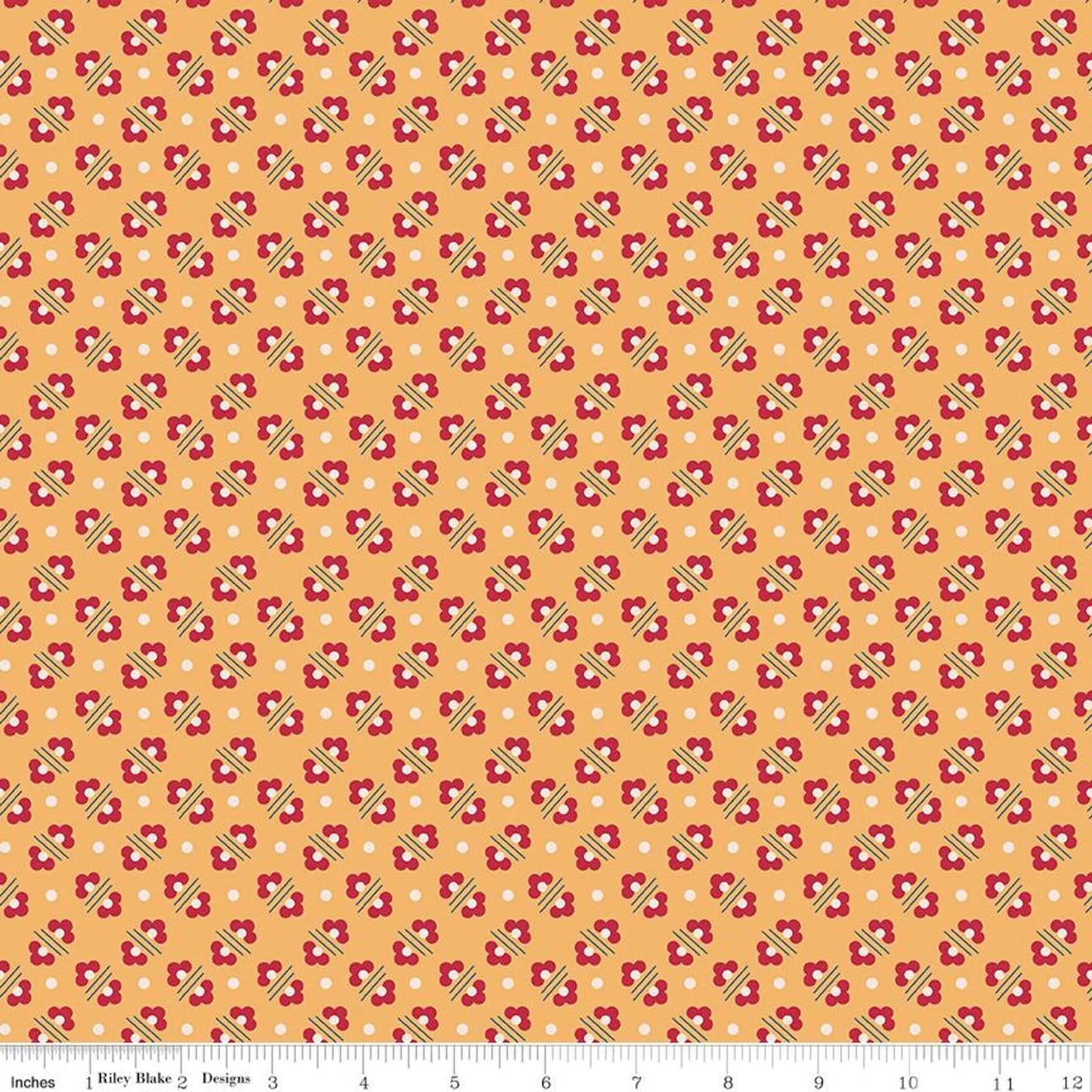 Harriet in Marigold from the Americana Collection by Lori Holt for Riley Blake Designs