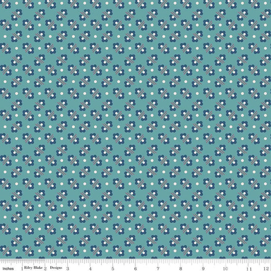 Harriet in Raindrop from the Americana Collection by Lori Holt for Riley Blake Designs