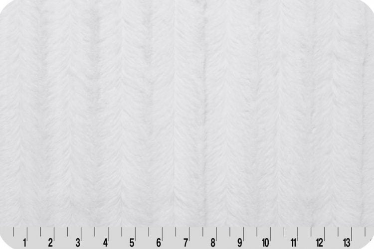 Minky - DISCONTINUED-Luxe Cuddle Chinchilla SNOW From Shannon Fabrics