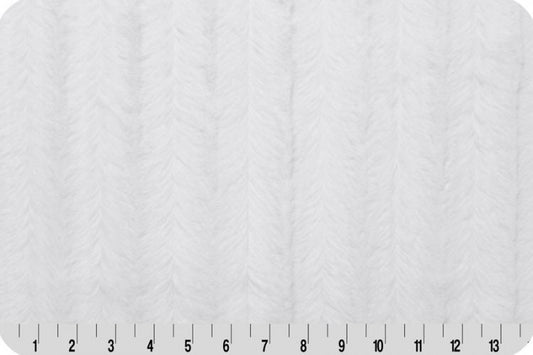 Minky - DISCONTINUED-Luxe Cuddle Chinchilla SNOW From Shannon Fabrics
