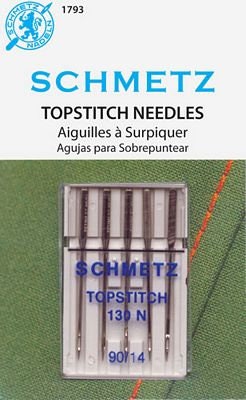Schmetz Topstitch NEEDLES 90/14 - 5 Needles - 1793