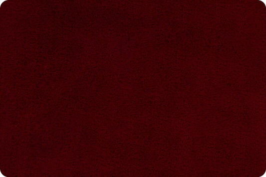 Minky -DISCONTINUED- Luxe Cuddle Seal Merlot From Shannon Fabrics