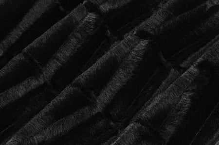 Minky - Luxe Cuddle Oxford BLACK From Shannon Fabrics