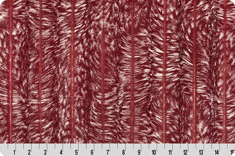 Minky - DISCONTINUED-Luxe Cuddle Hawk MERLOT From Shannon Fabrics