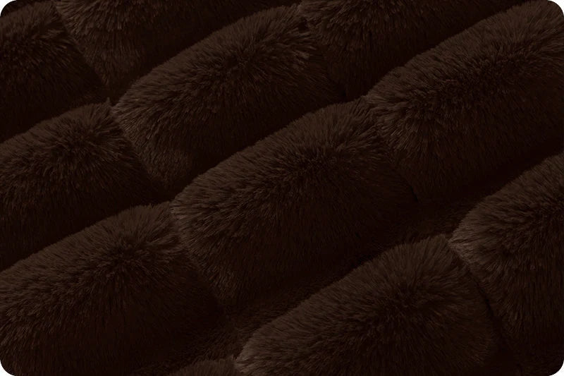 Minky - Discontinued- Luxe Cuddle Mink ESPRESSO From Shannon Fabrics