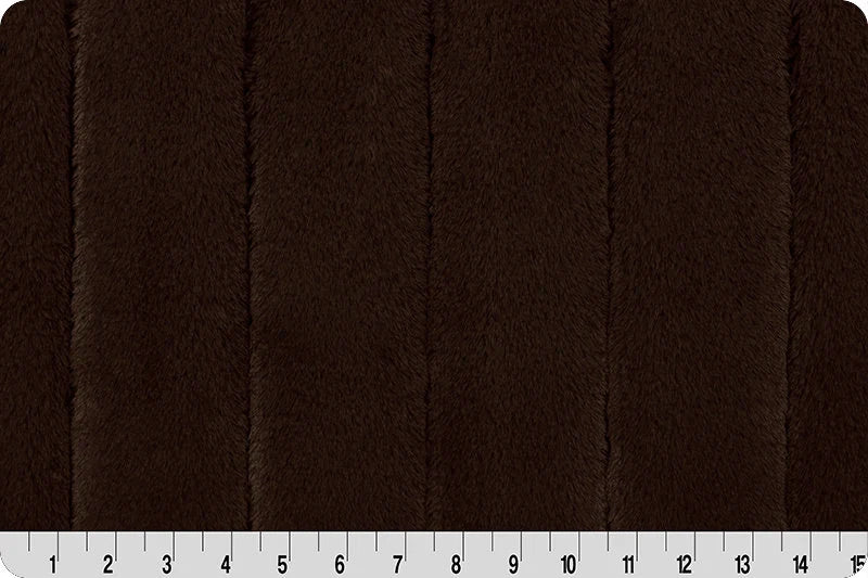 Minky - Discontinued- Luxe Cuddle Mink ESPRESSO From Shannon Fabrics