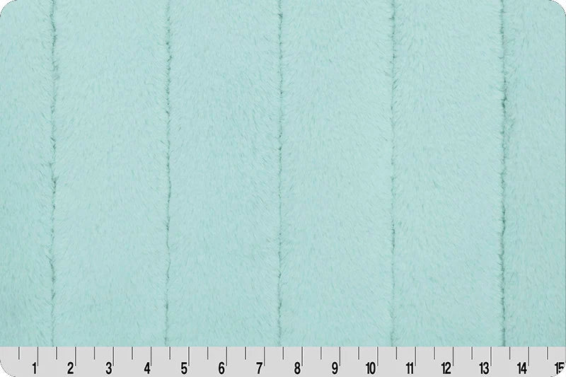 Minky - Discontinued- Luxe Cuddle Mink COOL MINT From Shannon Fabrics