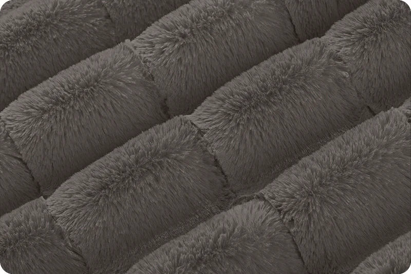 Minky - Discontinued- Luxe Cuddle Mink CHARCOAL From Shannon Fabrics