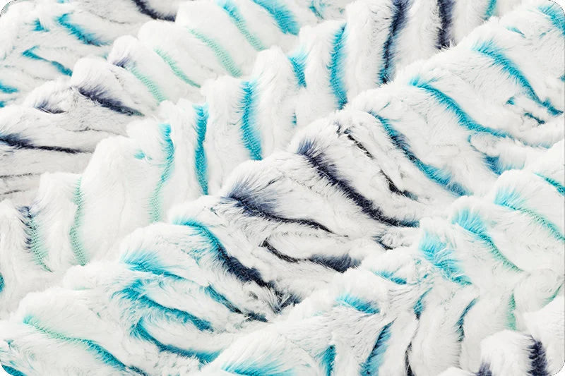Minky - DISCONTINUED-Luxe Cuddle Prism SURF'S UP From Shannon Fabrics