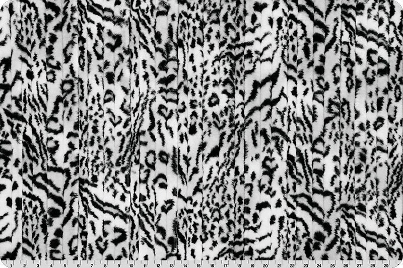 Minky - Luxe Cuddle Vienna Bengal BLACK from Shannon Fabrics