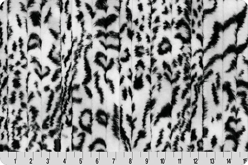 Minky - Luxe Cuddle Vienna Bengal BLACK from Shannon Fabrics
