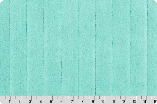 Minky - Discontinued- Luxe Cuddle Mini Mink AQUA SEA From Shannon Fabrics