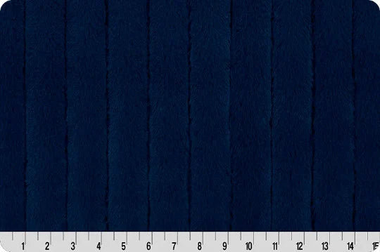 Minky - Discontinued- Luxe Cuddle Mini Mink NAVY From Shannon Fabrics