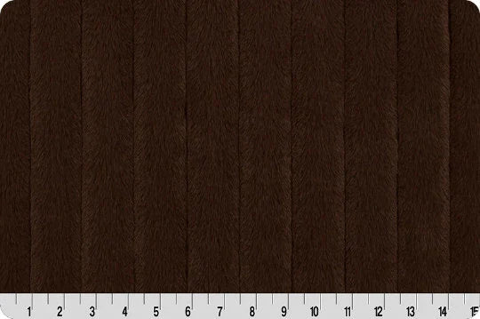 Minky - Discontinued- Luxe Cuddle Mini Mink Chocolate From Shannon Fabrics