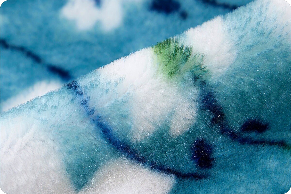 Minky - Discontinued- Luxe Cuddle Seal Amelia LIGHT SPRUCE From Shannon Fabrics