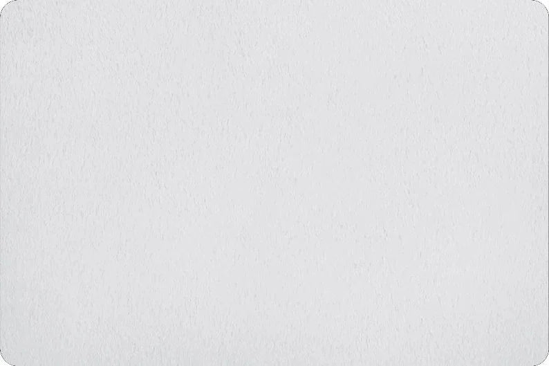 Minky - Discontinued- Luxe Cuddle Sable SNOW From Shannon Fabrics