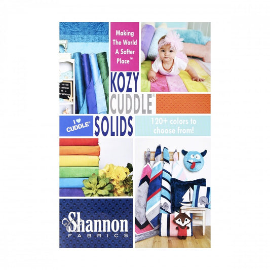 Minky Cuddle SWATCH Board from Shannon Fabrics - 145+ Colors