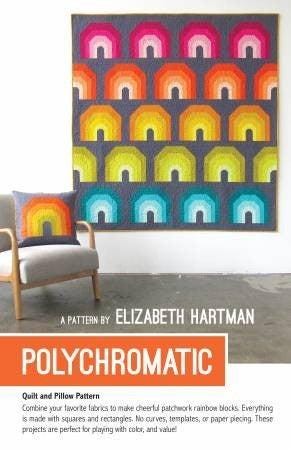 Fabric Kit - Polychromatic Quilt Kit – 73″ x 76″ – Elizabeth Hartman Pattern and Backing Sold Separately