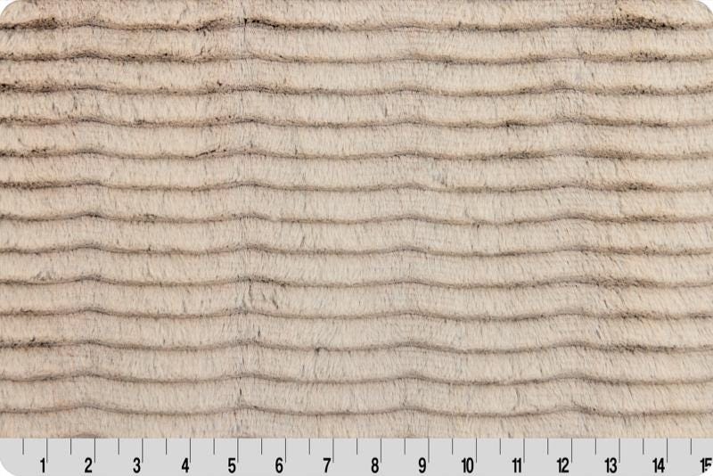 Minky - Luxe Cuddle® Frosted Oceana CHOCOLATE/ALMOND From Shannon Fabrics