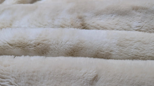 Minky - DISCONTINUED-Luxe Cuddle Fusion Bunny SANDBAR From Shannon Fabrics