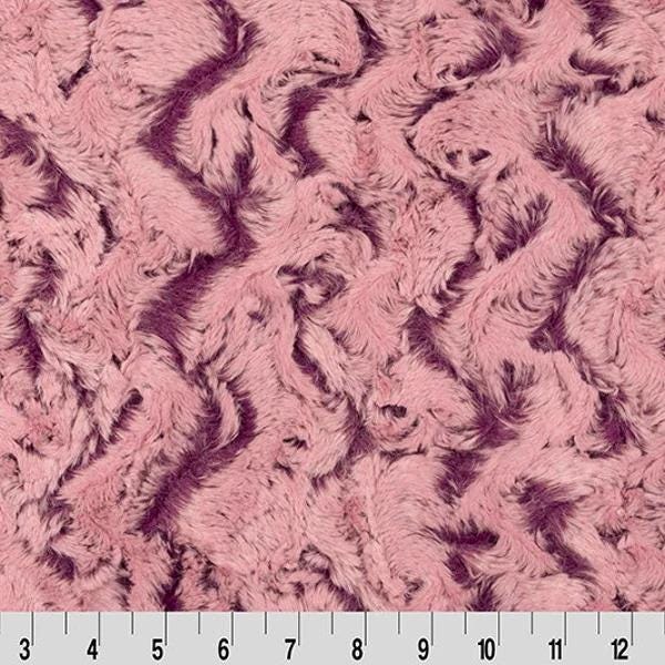 Minky- DISCONTINUED- Luxe Cuddle® Alpine SANGRIA From Shannon Fabrics