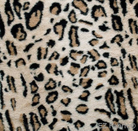 Minky -Lux Snuggle King Tiger Brown/Beige From EZ Fabric