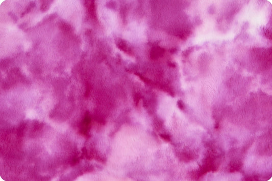 Minky - Cerise Luxe Cuddle Fusion Bunny From Shannon Fabrics