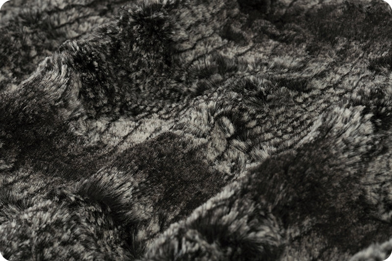 Minky - Luxe Cuddle Boa BLACK From Shannon Fabrics