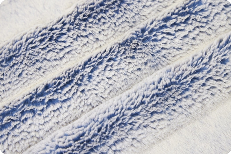 Minky -Luxe Cuddle Snow Bunny BLUE FOG From Shannon Fabrics