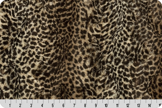 Minky - Luxe Cuddle Cheetah Chocolate From Shannon Fabrics