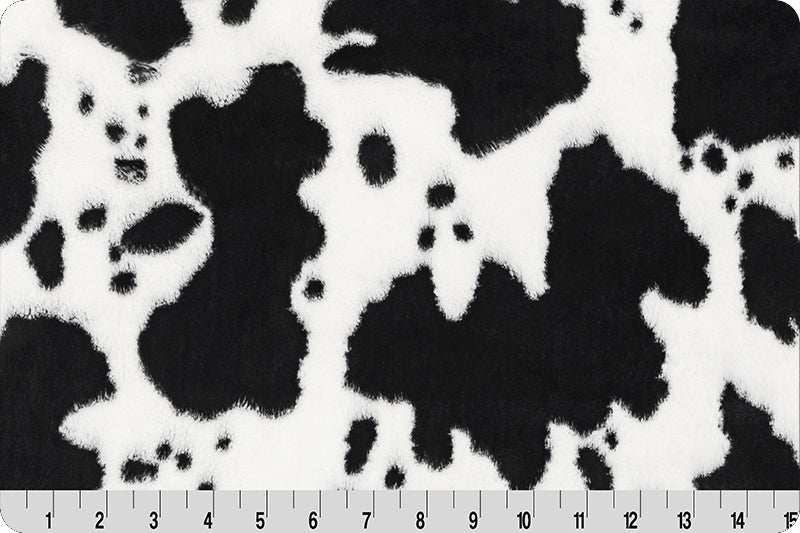 Minky - Luxe Cuddle Cow SNOW From Shannon Fabrics