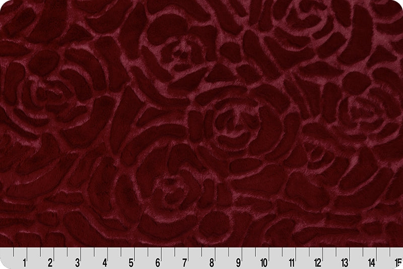 Minky - Luxe Cuddle Demi Rose Merlot From Shannon Fabrics