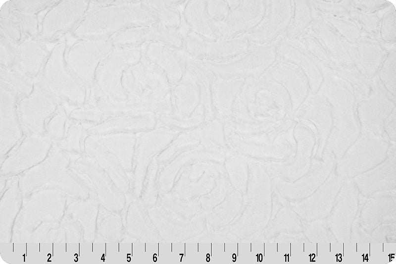 Minky - Luxe Cuddle Demi Rose SNOW From Shannon Fabrics