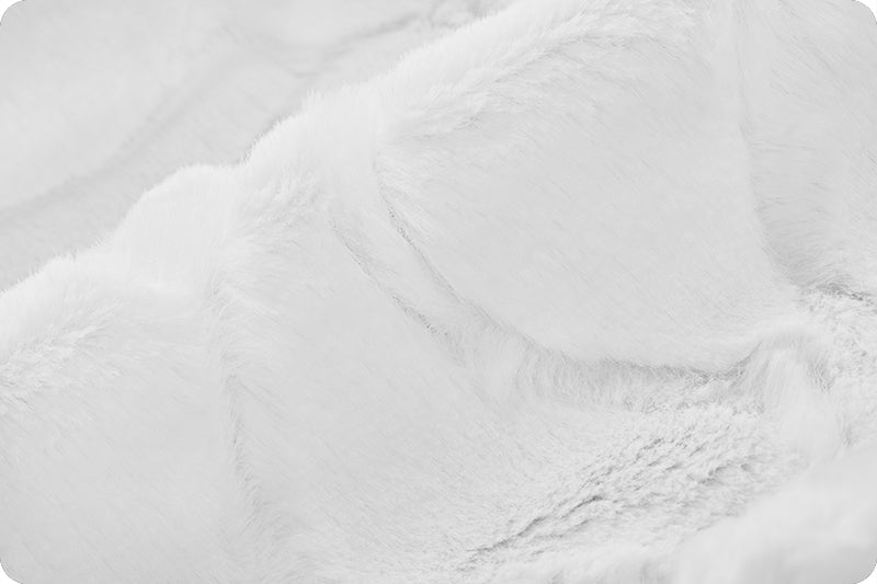 Minky - Luxe Cuddle Demi Rose SNOW From Shannon Fabrics