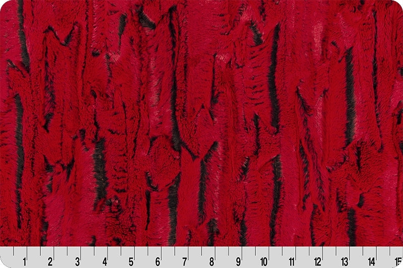 Minky - Luxe Cuddle Forest Fox CARDINAL From Shannon Fabrics