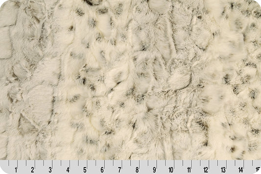 Minky - Luxe Cuddle Frost Lynx Natural/Taupe From Shannon Fabrics