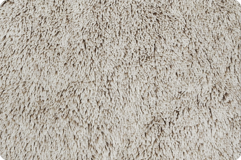 Minky - Luxe Cuddle Frosted Shaggy COCOA/SNOW From Shannon Fabrics