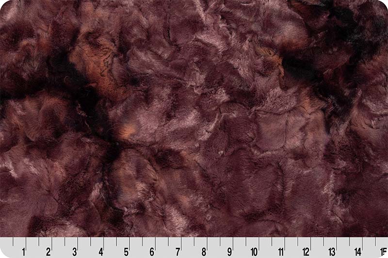 Minky - Luxe Cuddle® Galaxy BLACK CHERRY from Shannon Fabrics
