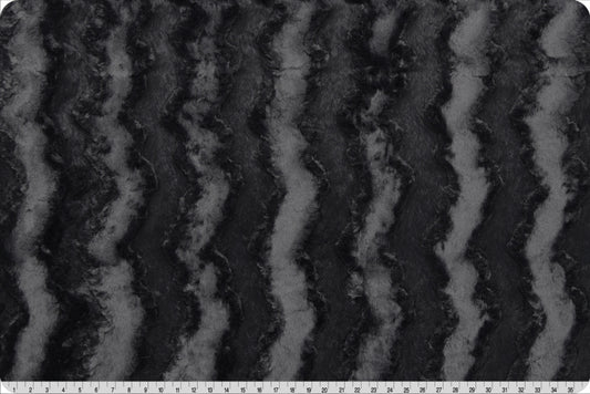 Minky- Luxe Cuddle® Glacier BLACK From Shannon Fabrics