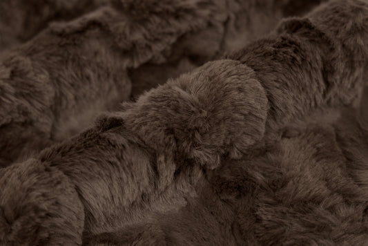 Minky- Luxe Cuddle® Glacier CHOCOLATE From Shannon Fabrics