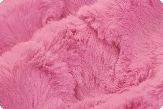 Minky- Luxe Cuddle® Glacier HOT PINK From Shannon Fabrics