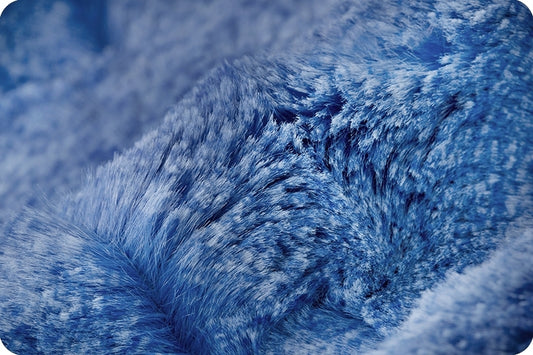 Minky - Luxe Cuddle Heather ELECTRIC From Shannon Fabrics