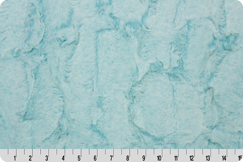 Minky - Discontinued- Luxe Cuddle Heather SALTWATER From Shannon Fabrics