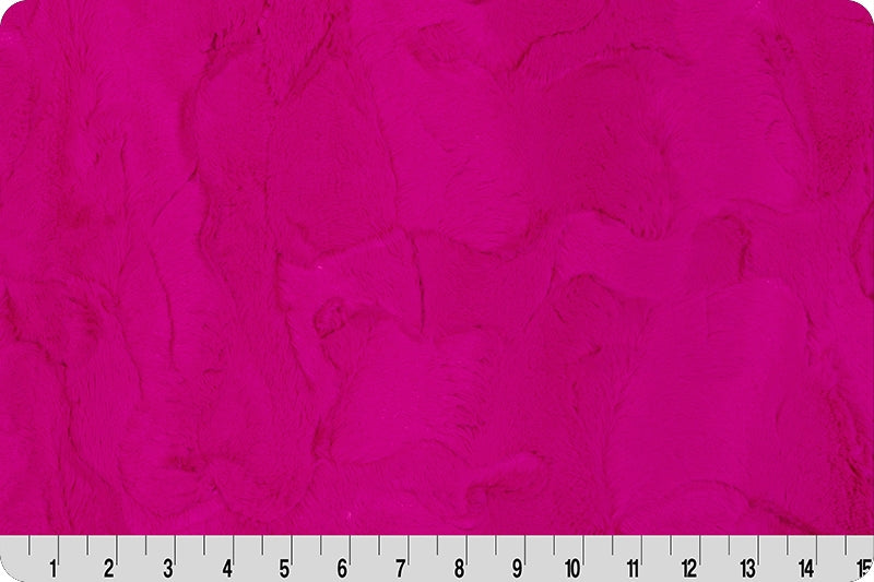 Minky - Cerise Luxe Cuddle Hide From Shannon Fabrics