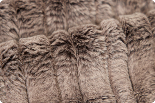 Minky - DISCONTINUED- Luxe Cuddle Iced Vienna CHOCOLATE from Shannon Fabrics