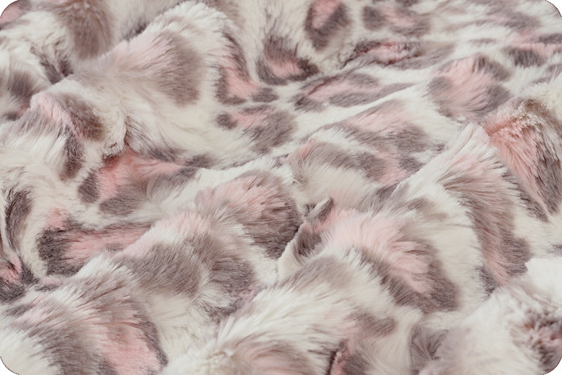 Minky - Luxe Cuddle Leopard BLUSH From Shannon Fabrics