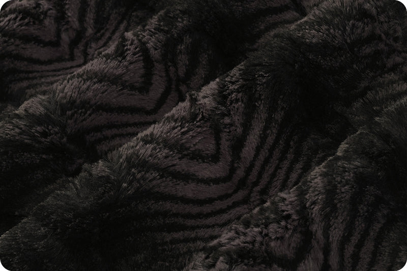 Minky - Luxe Cuddle Mamba BLACK From Shannon Fabrics