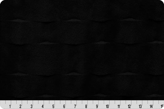 Minky - Luxe Cuddle Marbella BLACK From Shannon Fabrics