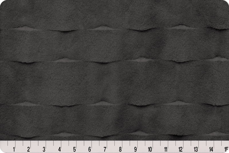 Minky - Luxe Cuddle Marbella CHARCOAL From Shannon Fabrics